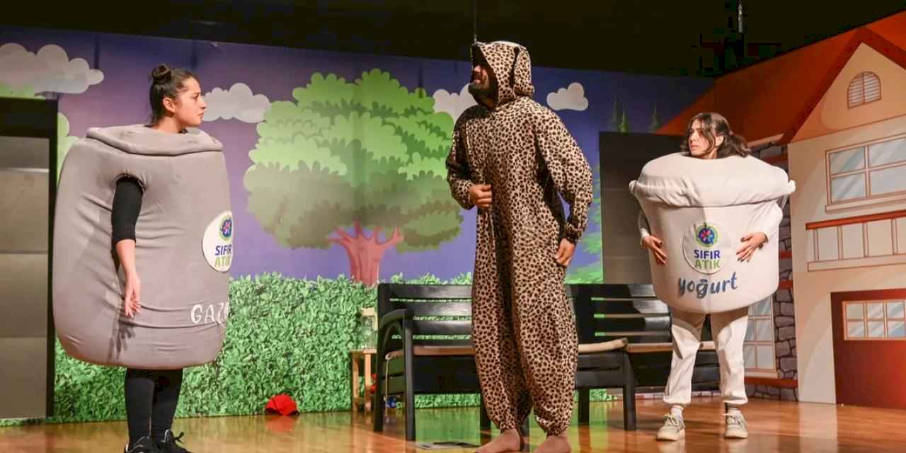 Konya Selçuklu’da çocuklara sıfır atık bilinci tiyatro ile kazandırılıyor