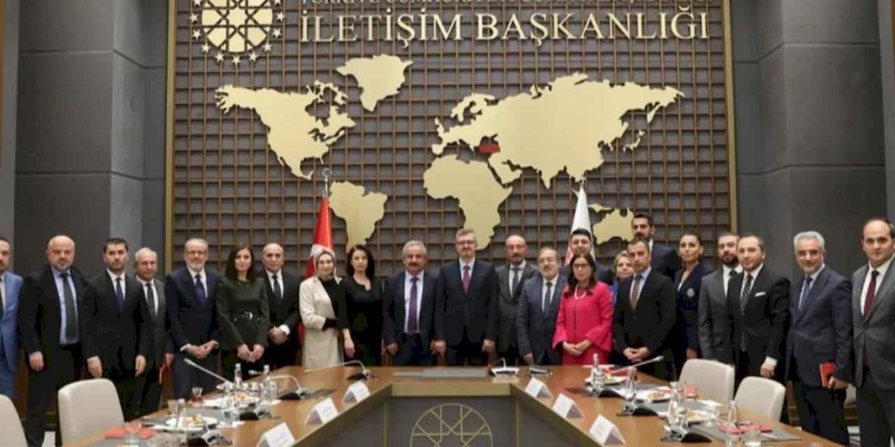 Türkiye Basın Federasyonu'ndan İletişim Başkanlığı'na ziyaret