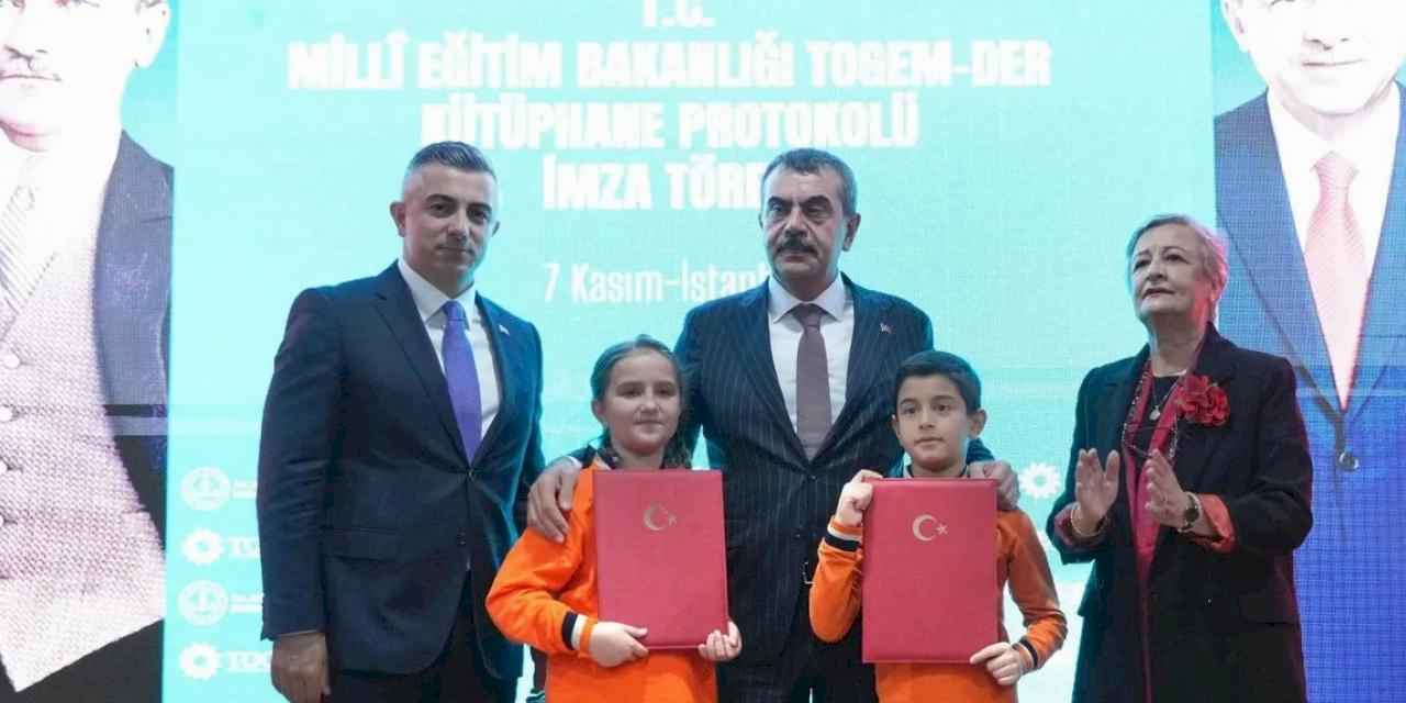 MEB'den TOGEMDER ile kütüphane protokolü