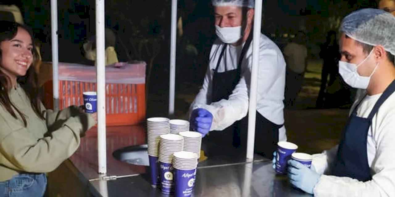 Antalya'da öğrencilere sıcak çorba desteği