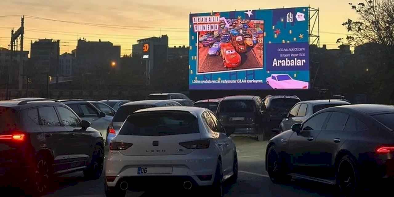 CSO Ada Ankara’da arabalı sinema keyfi