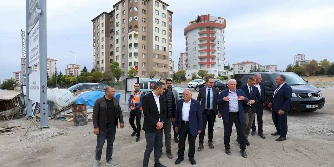 Memduh Büyükkılıç'tan Gökkent'teki okul inşaatına sıkı takip