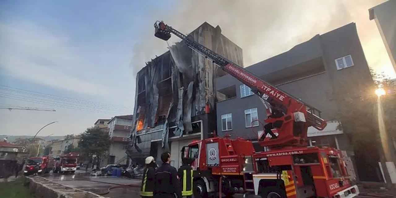 Kocaeli Dilovası'nda kozmetik fabrikasında yangın: 6 ölü, 1 yaralı