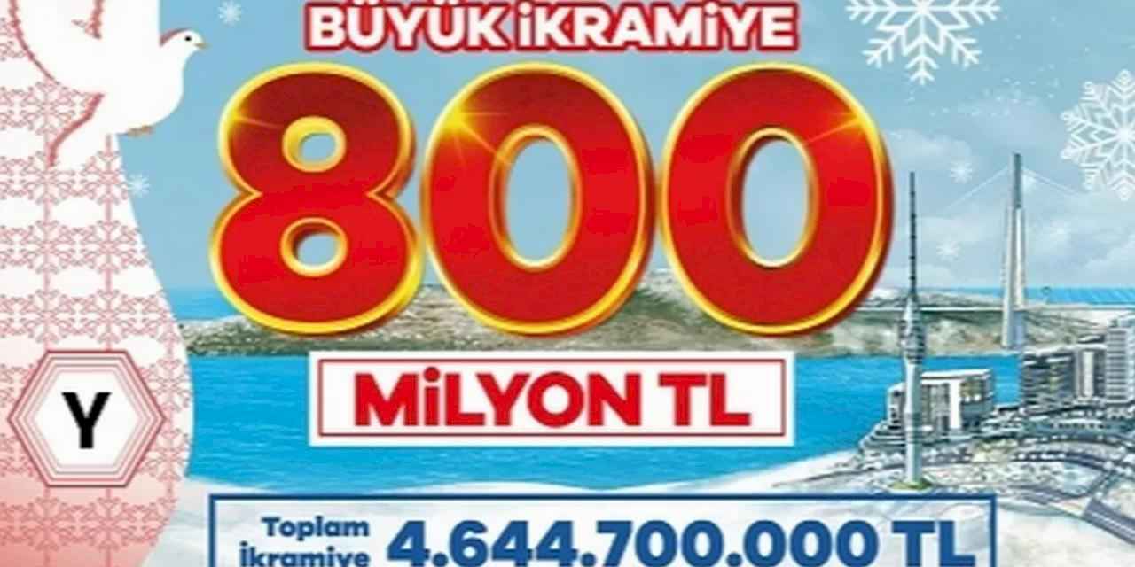 800 milyon TL ikramiyeli yılbaşı biletleri dağıtıma çıkıyor