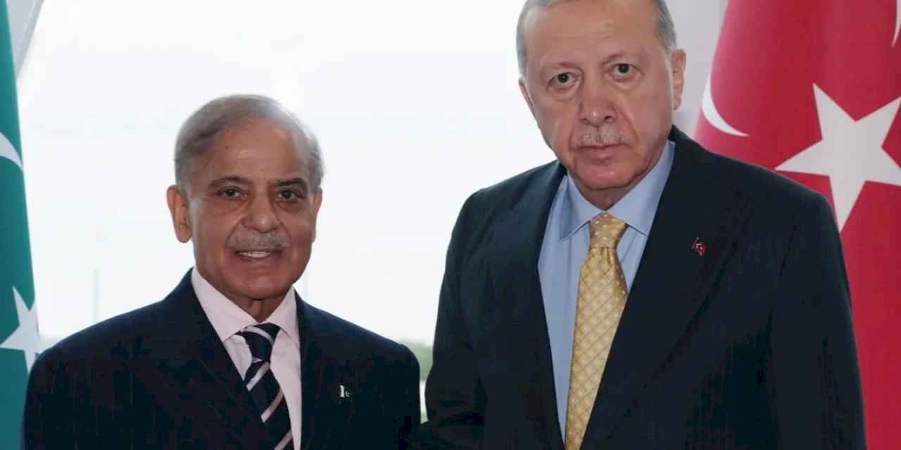 Cumhurbaşkanı Erdoğan, Pakistan Başbakanı Şahbaz Şerif ile Bakü’de görüştü