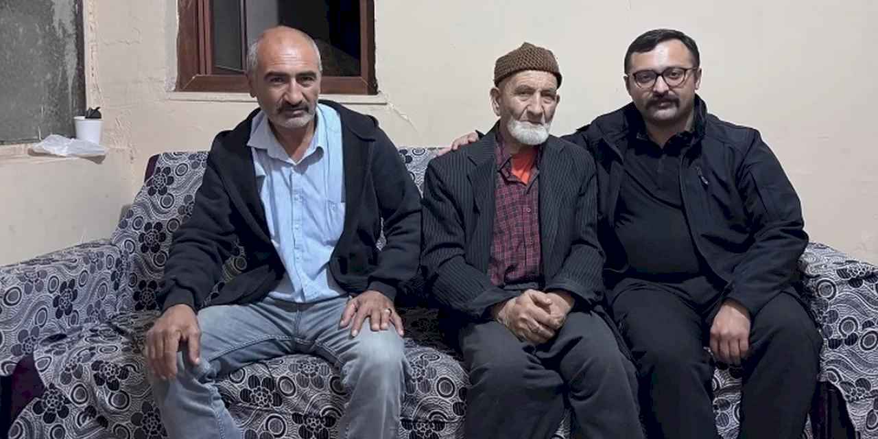 Aksu TV’deki duygu yüklü görüntülerin kahramanı Kerim Ali Amca’ya Şahbaz Derneği’nden ziyaret