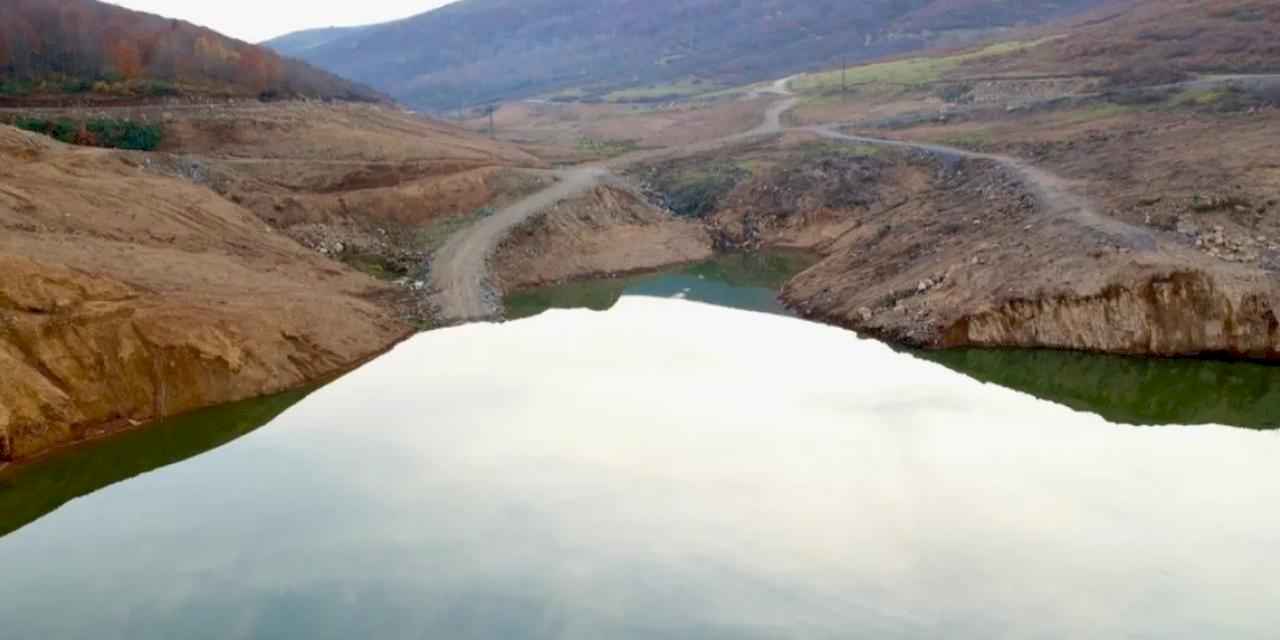 Ordu Korgan Barajı'nda su tutumuna başlandı