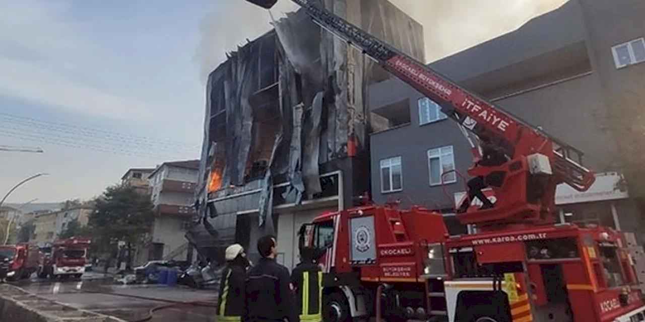Kocaeli Dilovası'ndaki iş yeri yangınıyla ilgili 7 şüpheli tutuklandı