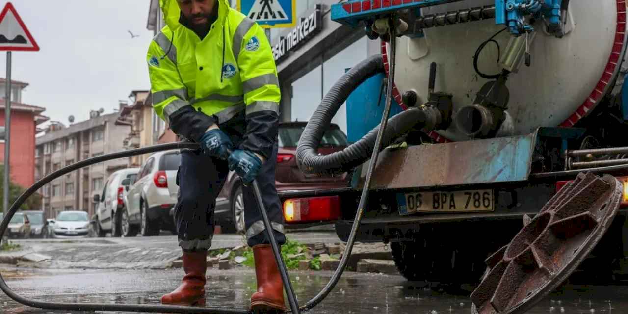 Sakarya'da yoğun yağışa hızlı müdahale