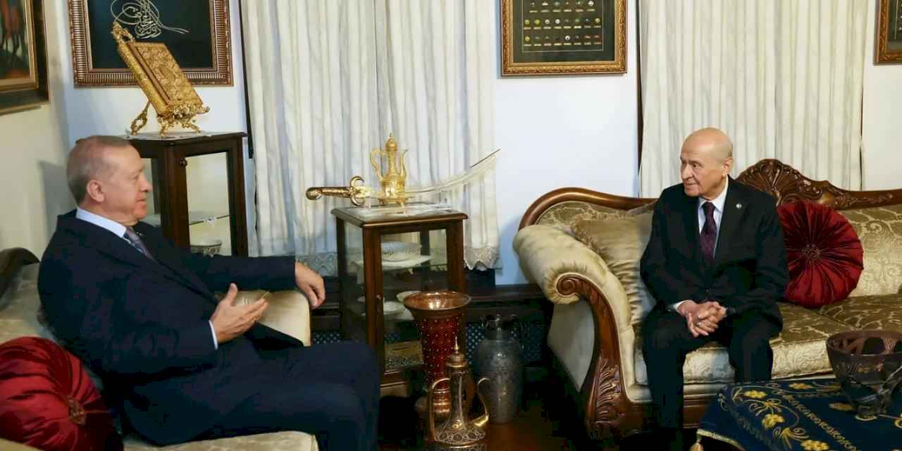 Cumhurbaşkanı Erdoğan’dan Bahçeli’ye ziyaret