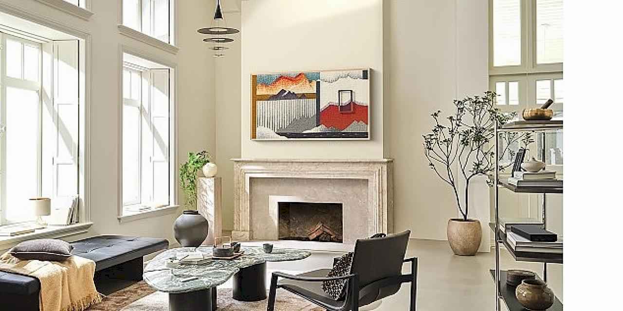 Dünyaca ünlü pop grubu BTS'nin lideri RM Samsung Art TV'ler için kamera karşısına geçti