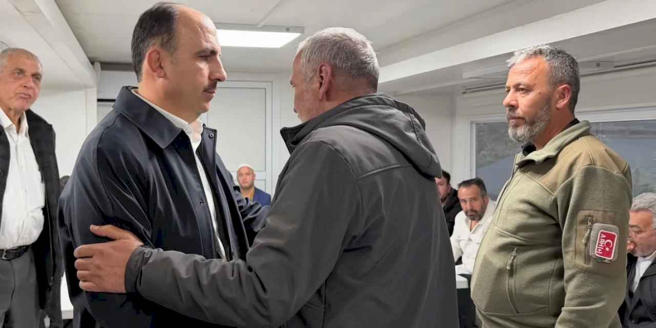 Konya'da Başkan Altay'dan şehit ailesine taziye ziyareti