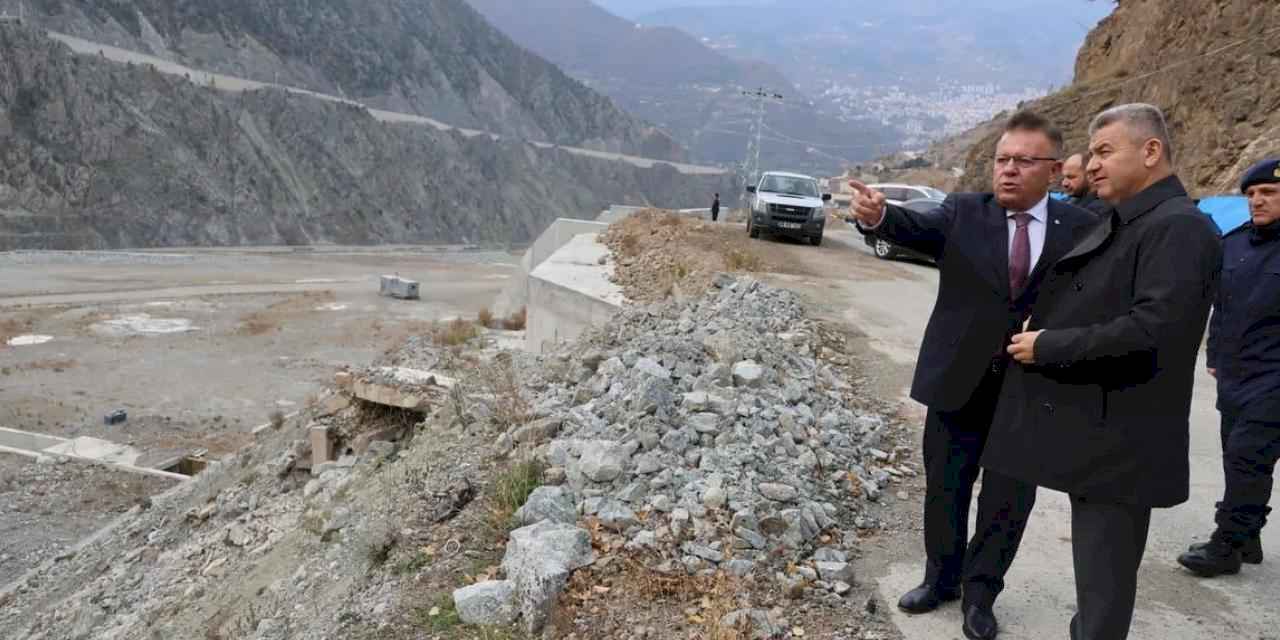 Artvin’de Livane Küçük Sanayi Sitesi’nde inceleme