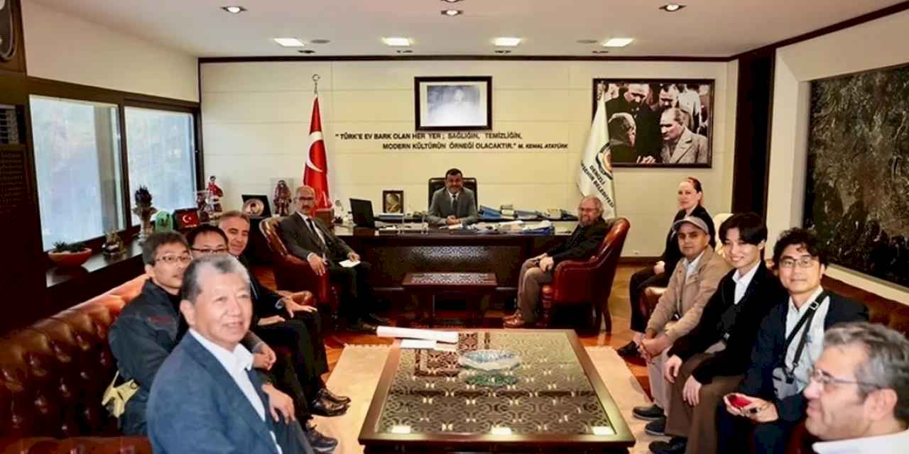 Japon ve Türk bilim insanlarından Denizli'ye ziyaret