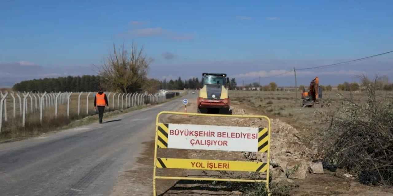 Eskişehir Büyükşehir’den Çifteler’e 30 kilometrelik yol yatırımı