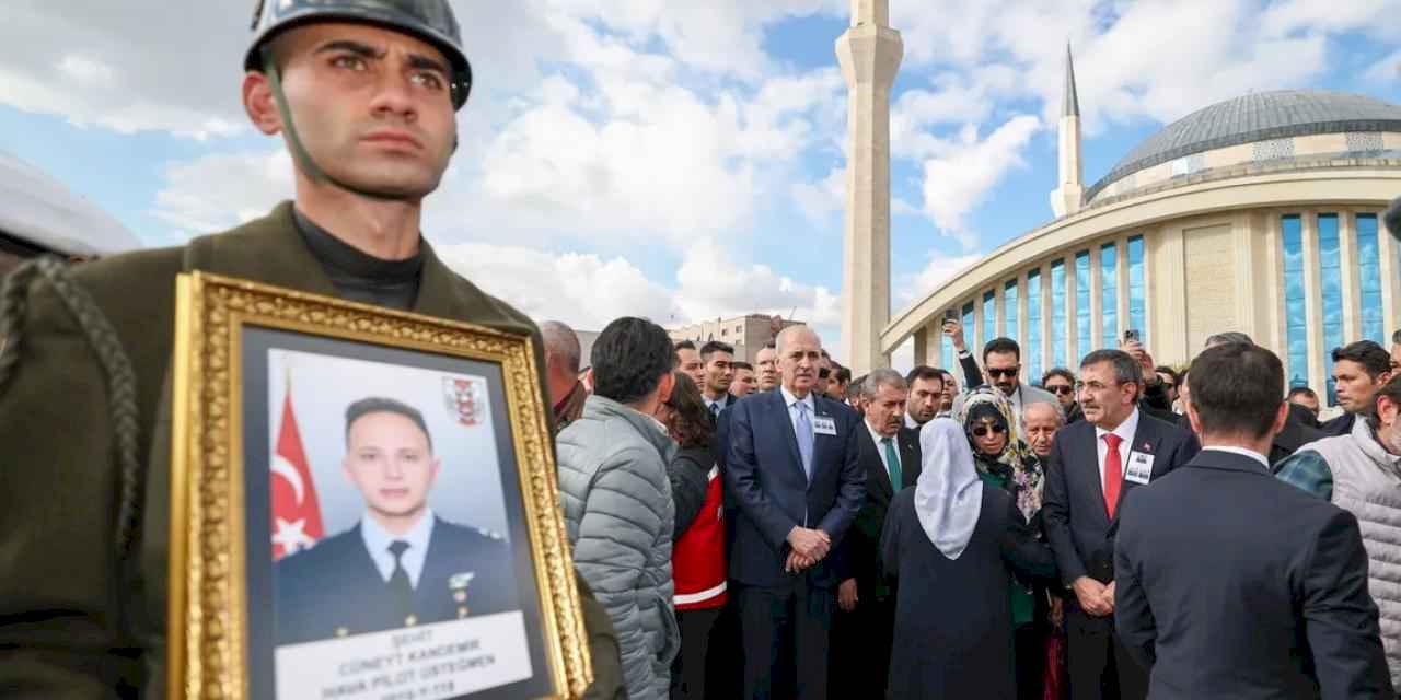 Üç şehidimiz de Ankara'da son yolculuğuna uğurlandı
