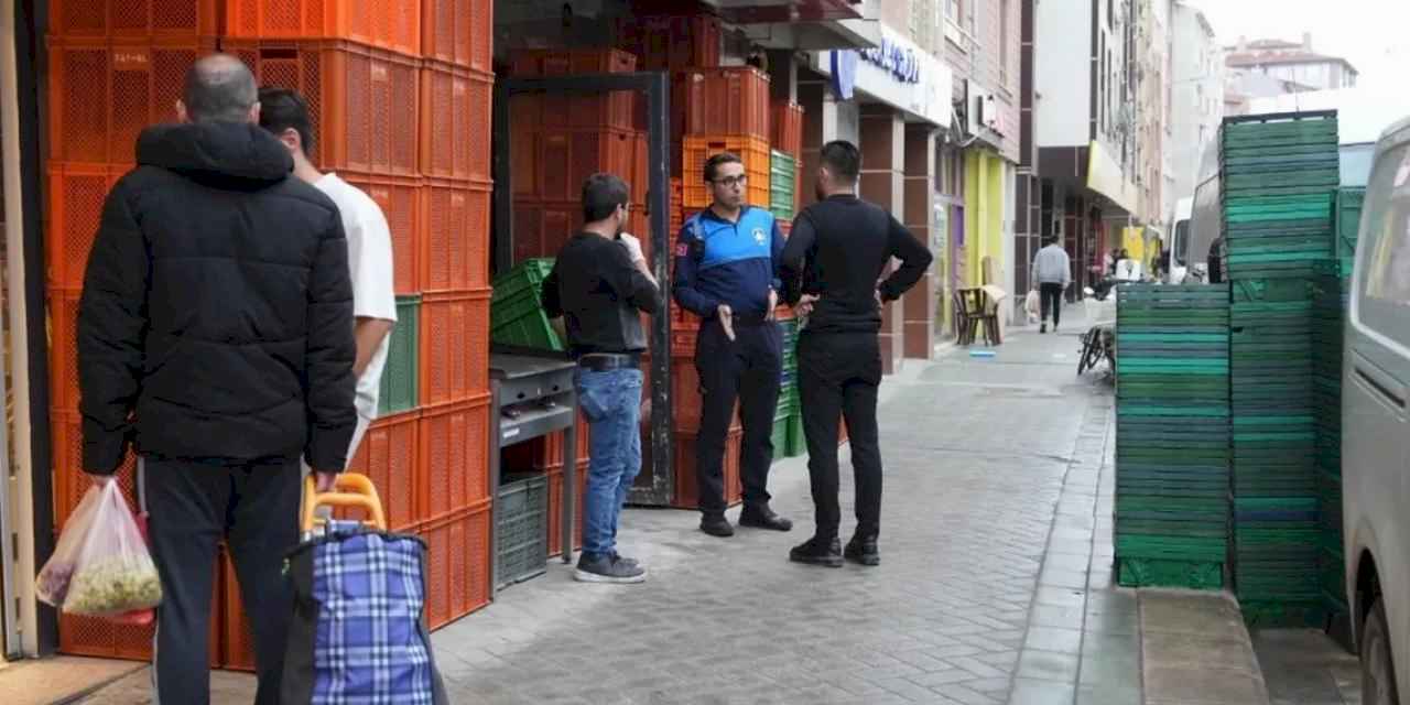 Eskişehir'de kaldırım işgallerine sıkı denetim