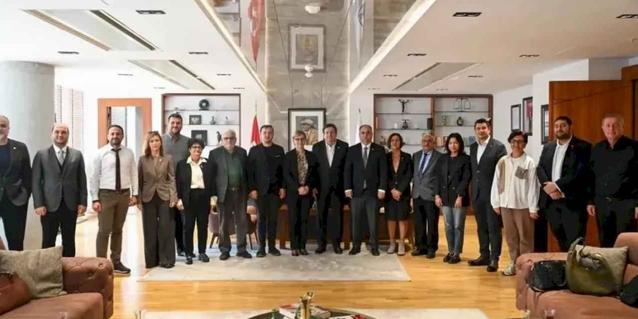 İbrahim Can Ergun’den Başkan Muharrem Erkek’e iade-i ziyaret