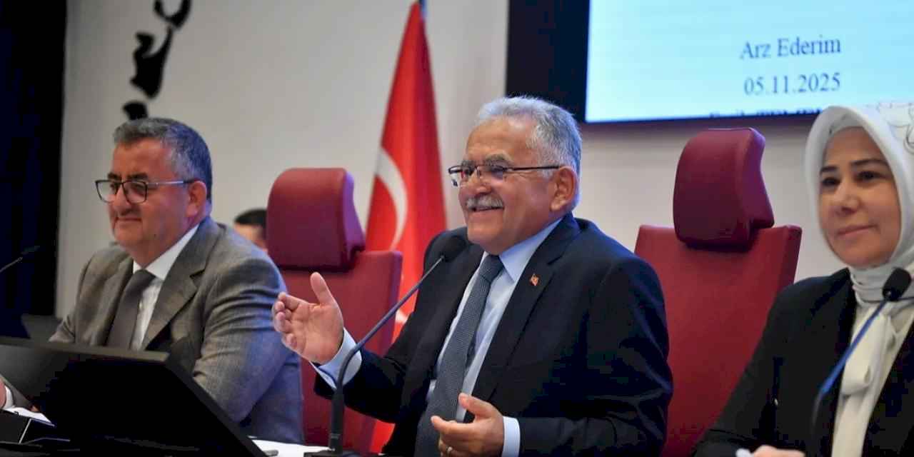 Kayseri Büyükşehir Meclisi'nden Büyükkılıç'a 'su' teşekkürü