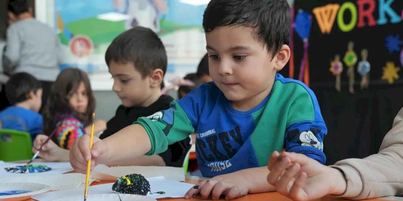 Ankara Keçiörenli çocuklar Workshop ile doyasıya eğlendi