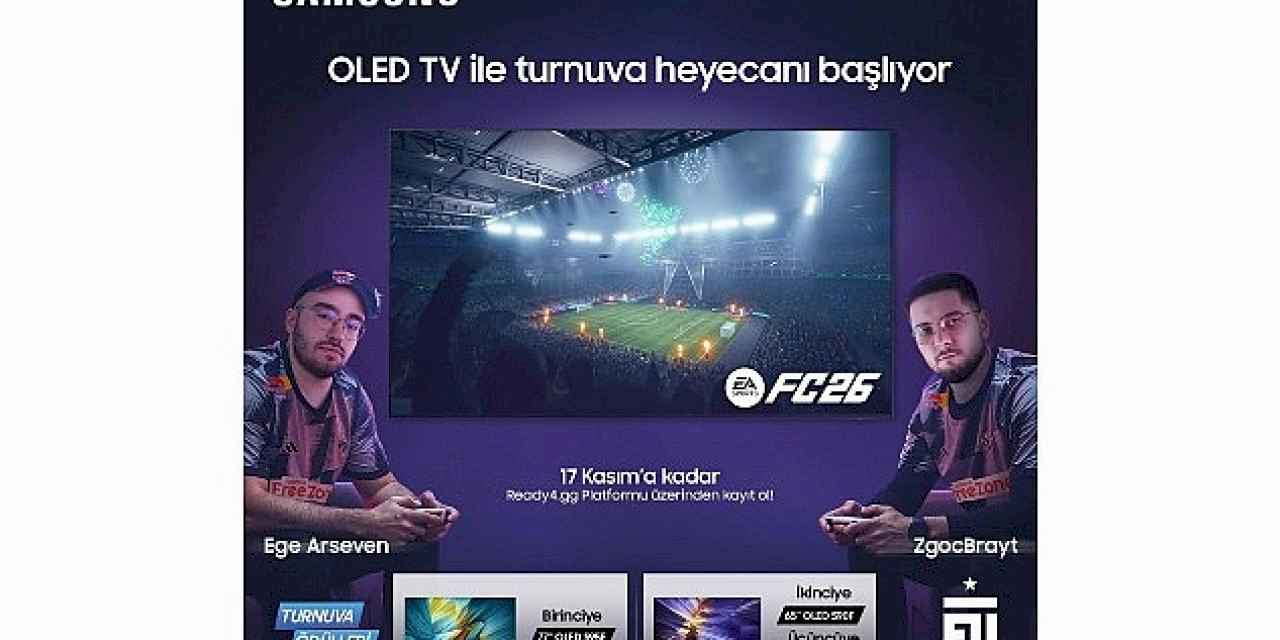 Samsung OLED TV ile turnuva heyecanı başlıyor!