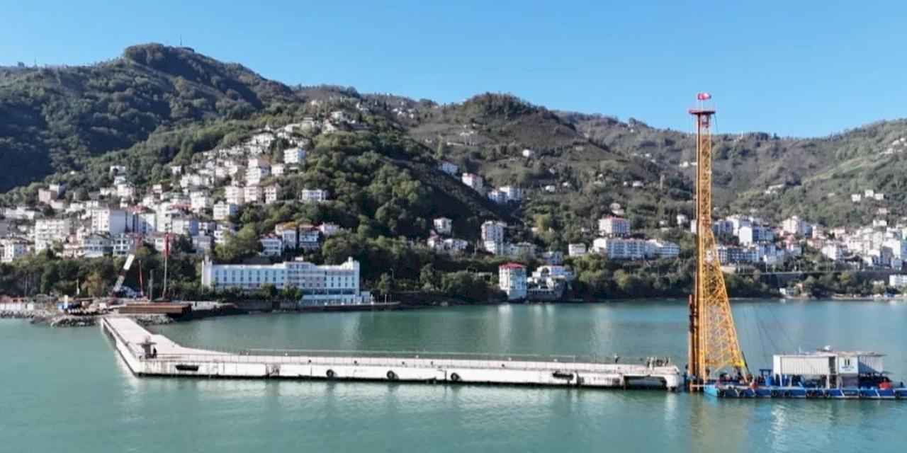 Ordu Altınordu rıhtımı uzatılıyor