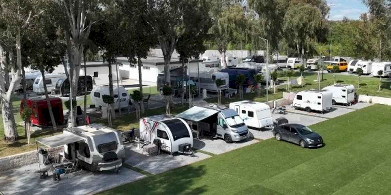 Konyaaltı Karavan Park’ta 8 bin tatilci ağırladı