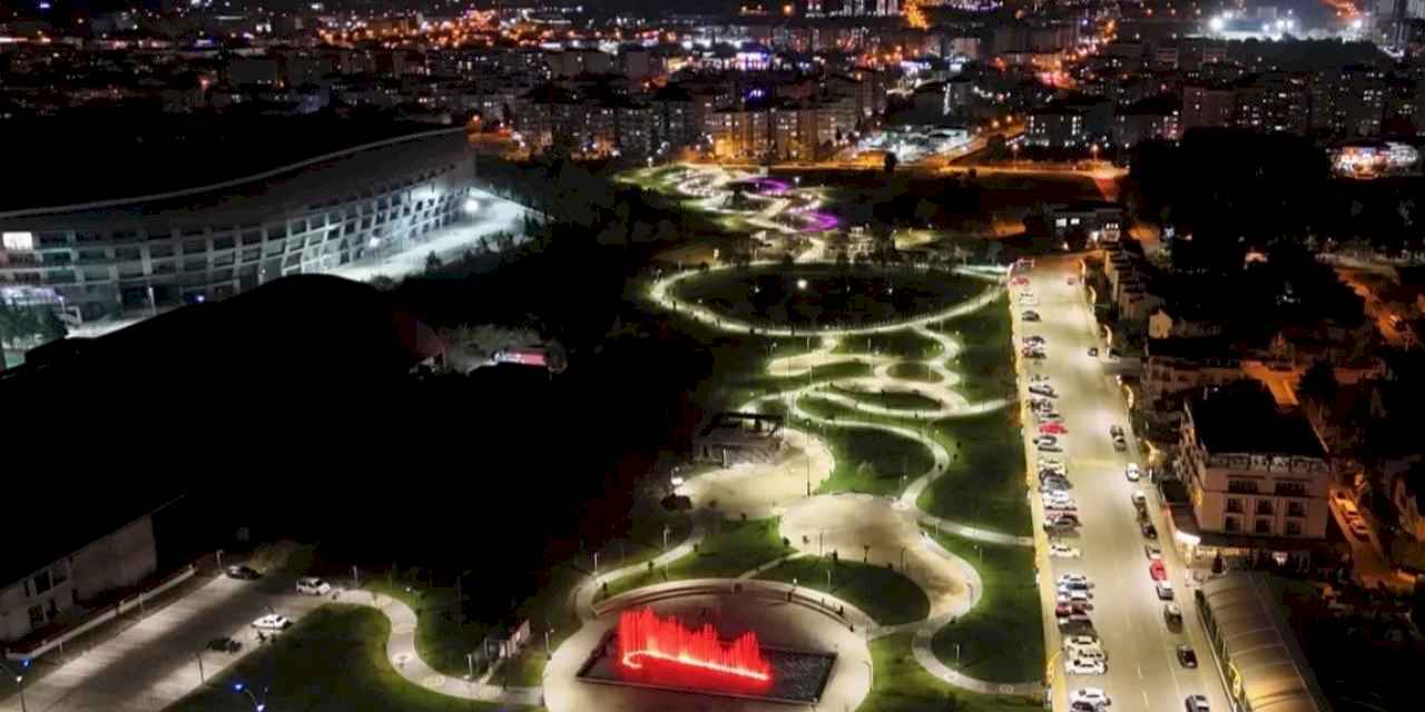 Ordu'da Durugöl, gece görünümüyle hayran bırakıyor