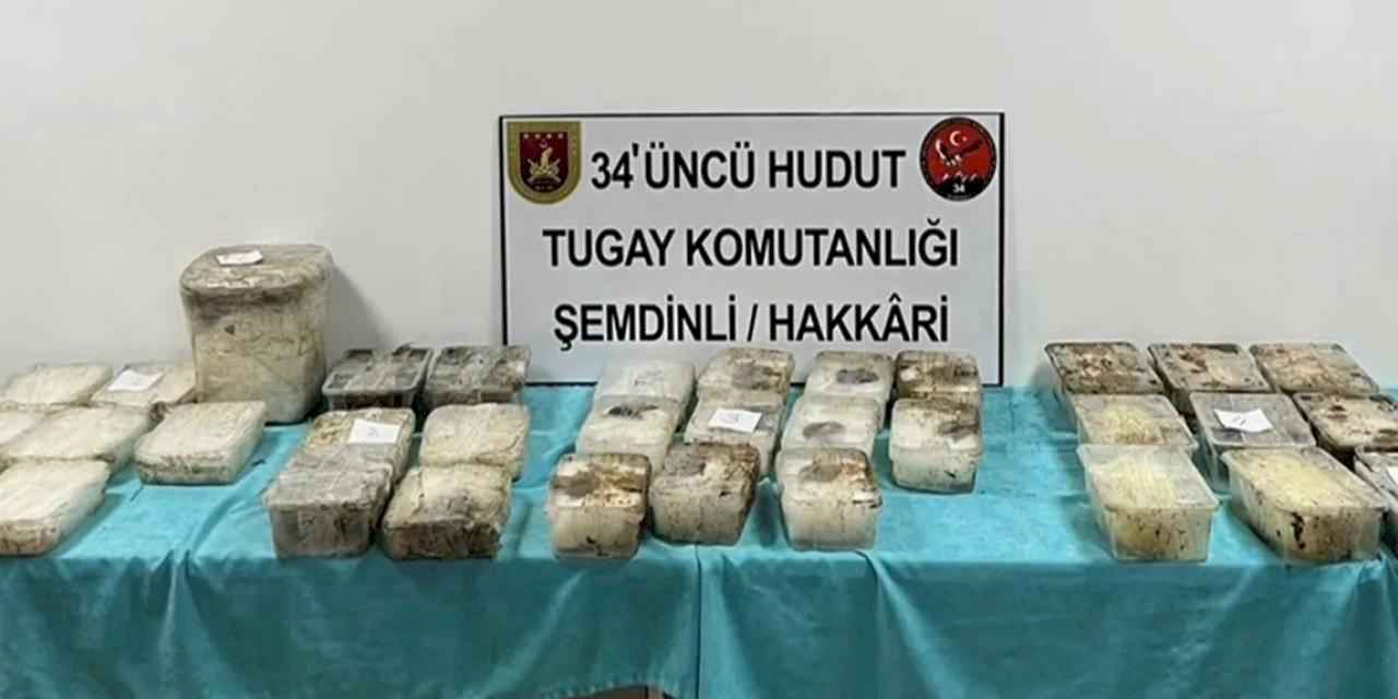 İran sınırında 81 kilogram uyuşturucu ele geçirildi