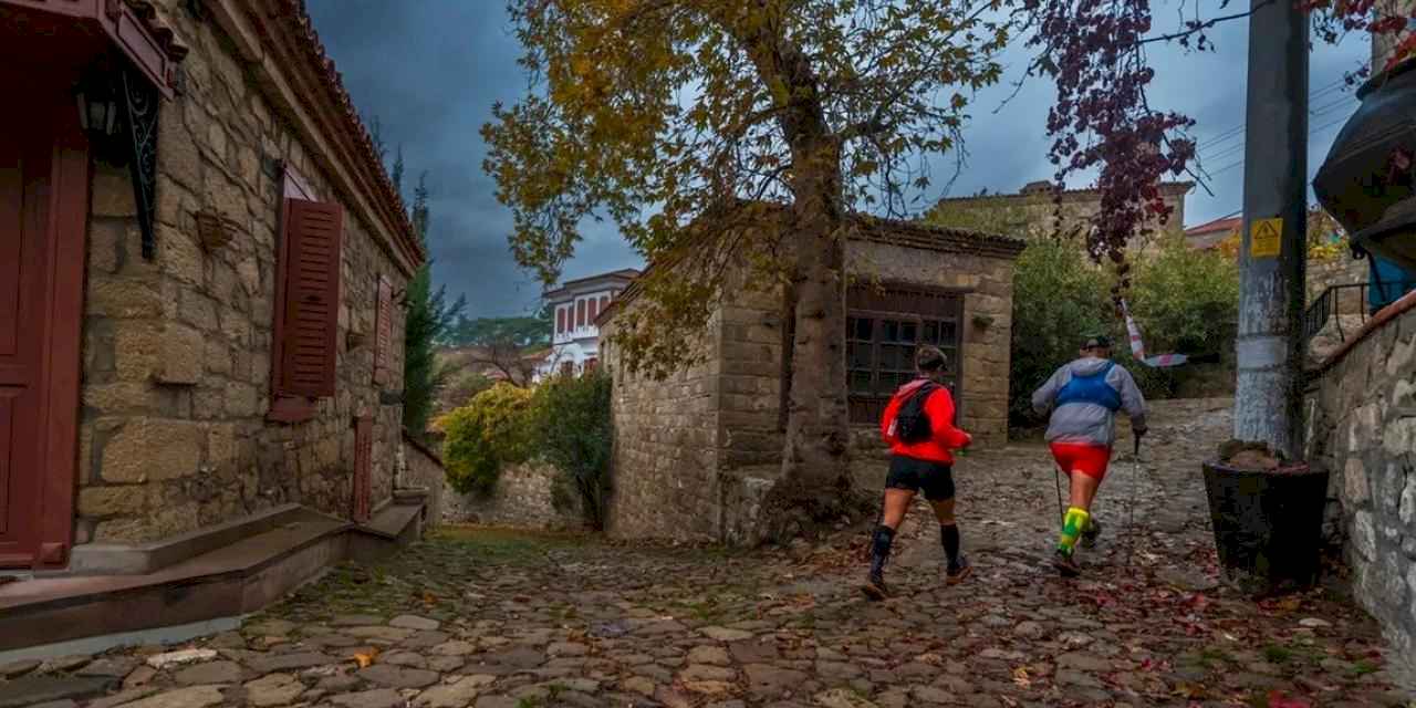 Kaz Dağları'nda uluslararası koşu heyecanı