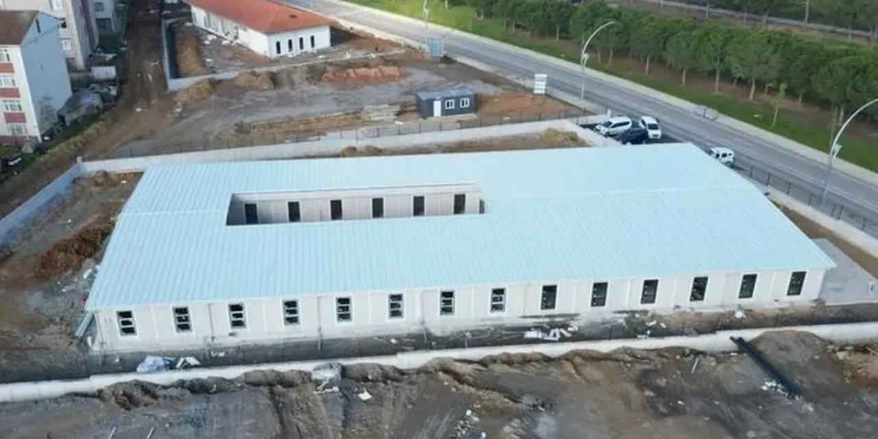 Gebze'de yeni eğitim yuvasının kabası tamamlandı