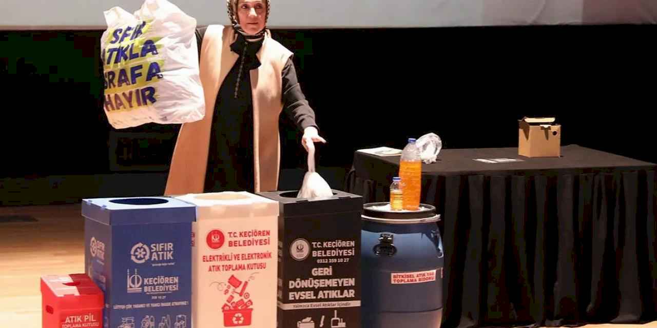 Ankara Keçiören'den öğretmenlere 'sıfır atık' eğitimi