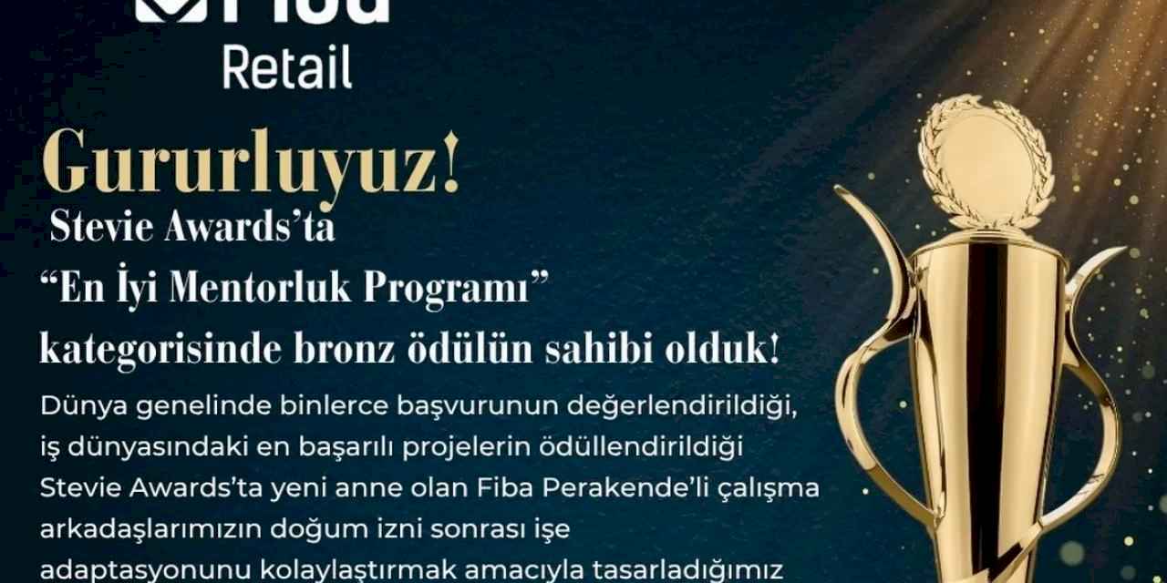 Fiba Perakende’nin “Wondermoms Mentorluk Programı”na Uluslararası Ödül
