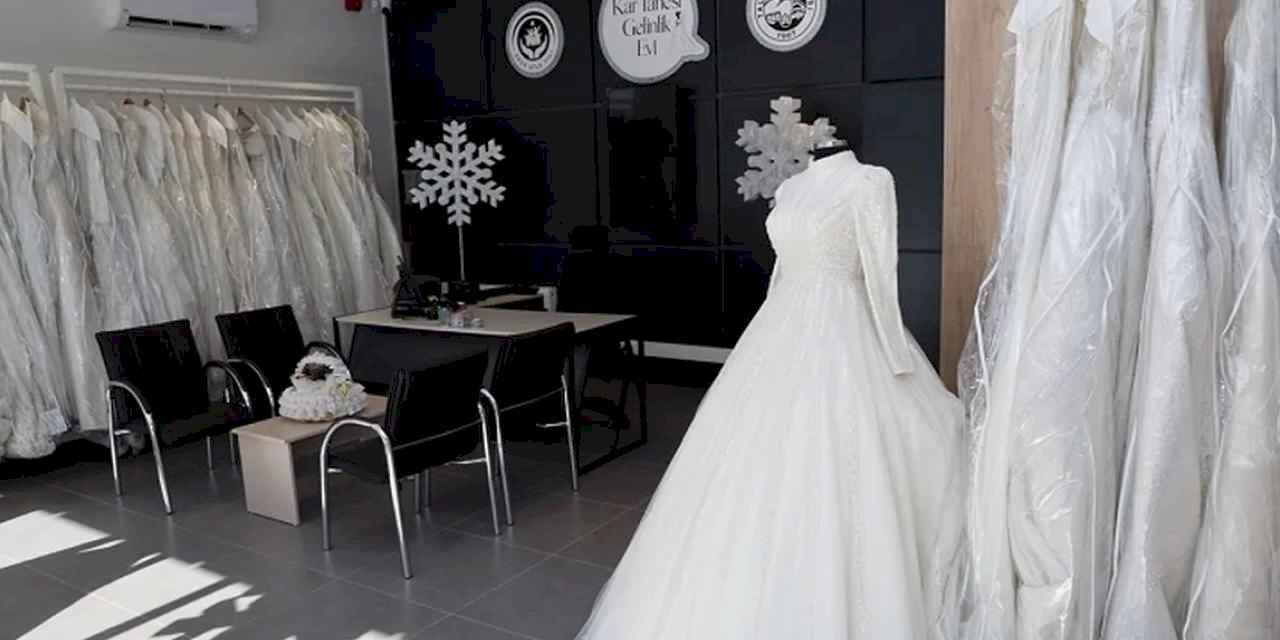 Kar Tanesi Gelinlik Evi'ne Kayseri Talaslılardan yoğun ilgi