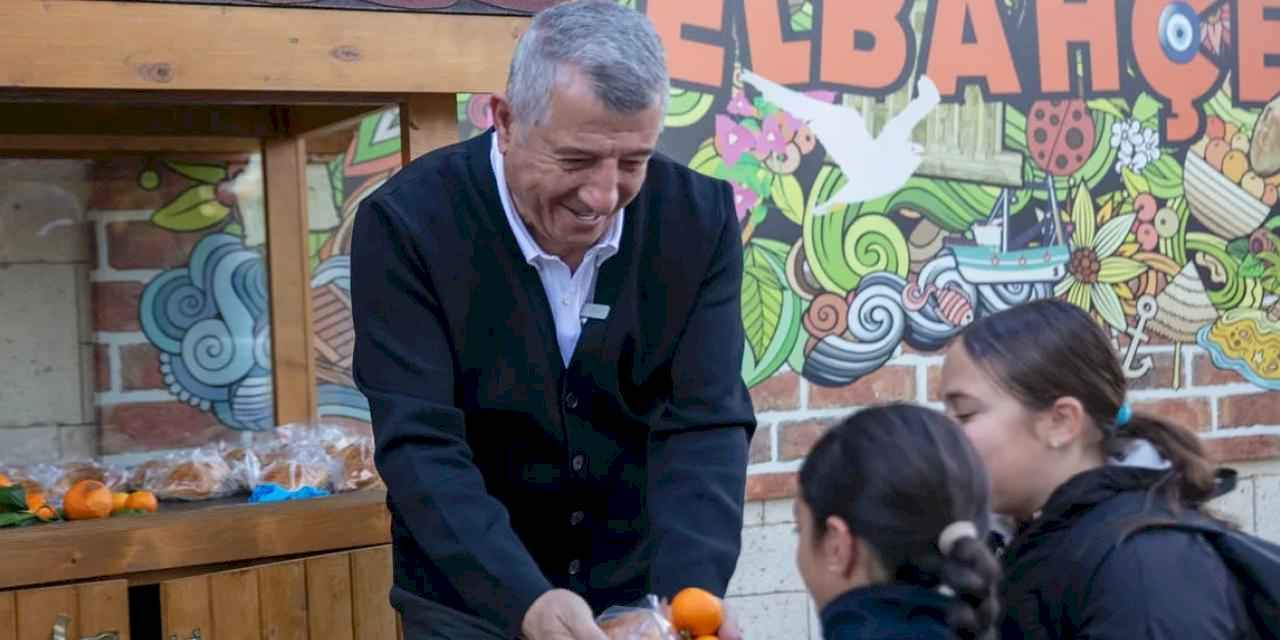 Dalında kalan mandalina halkla buluştu