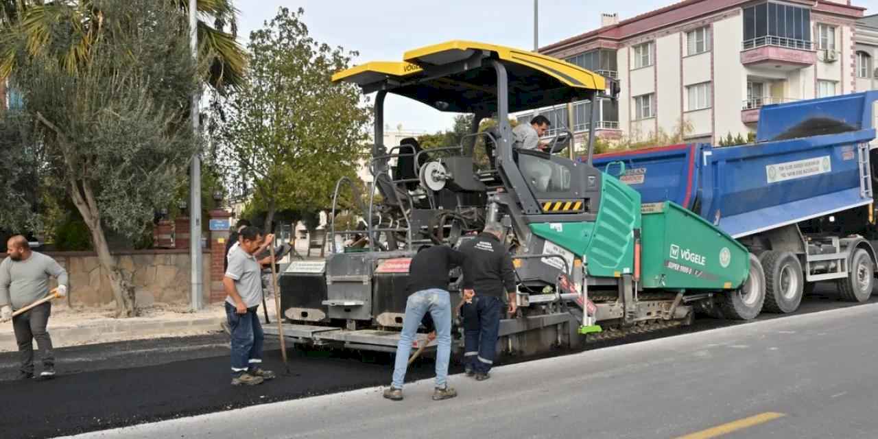 Manisa’da 9 bin ton asfaltla yol konforu arttı