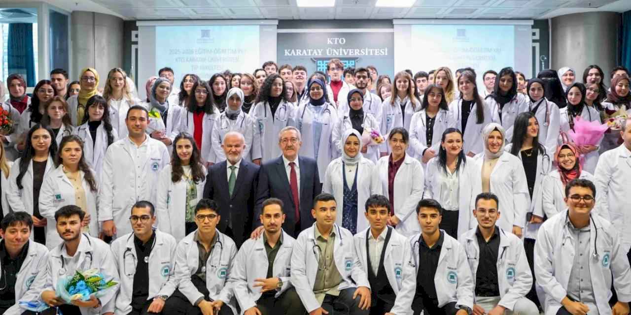 Geleceğin hekimleri Konya'da beyaz önlükleri giydi