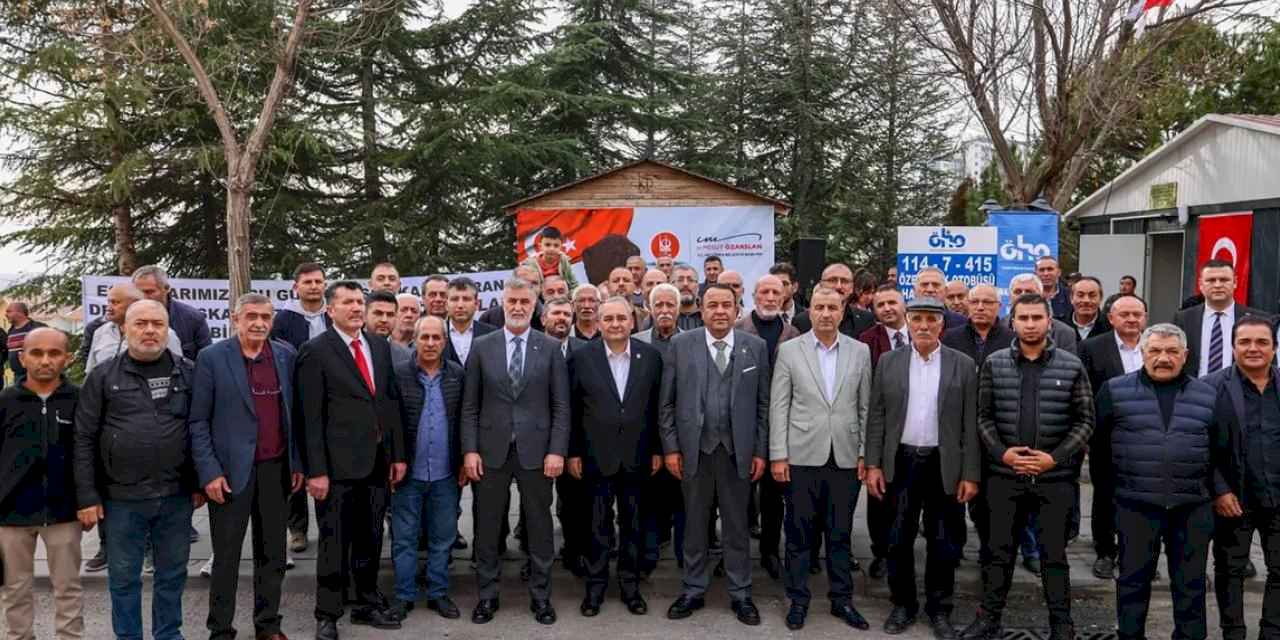 Keçiören'de Başkan Özarslan şoförlerle buluştu