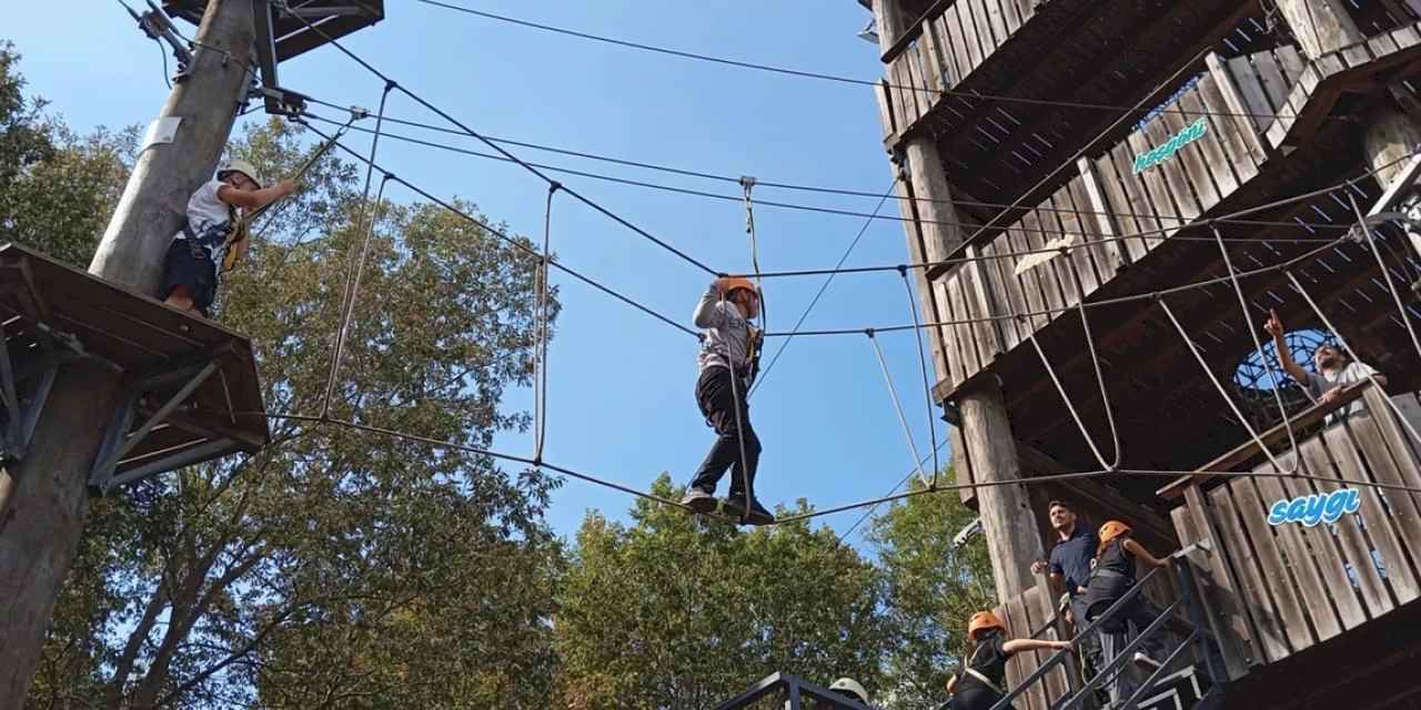 Sakarya MaceraPark’ta adrenalin dolu deneyim