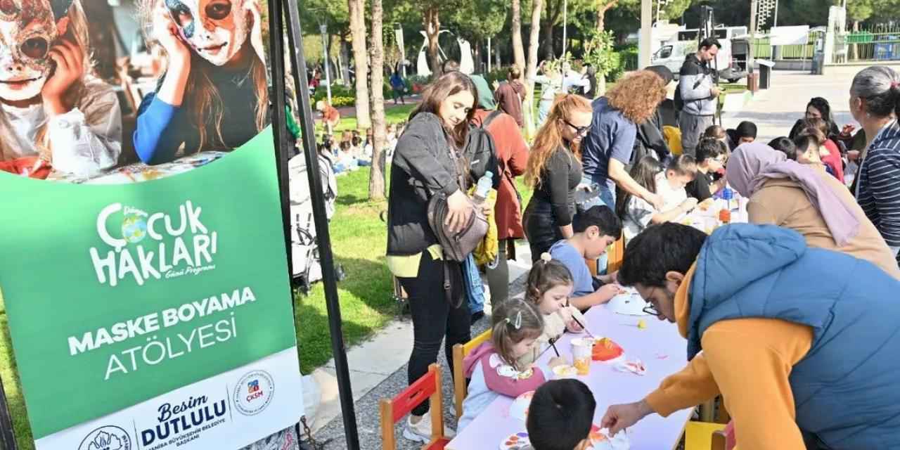 Manisalı çocuklar haklarını eğlenerek öğrendi