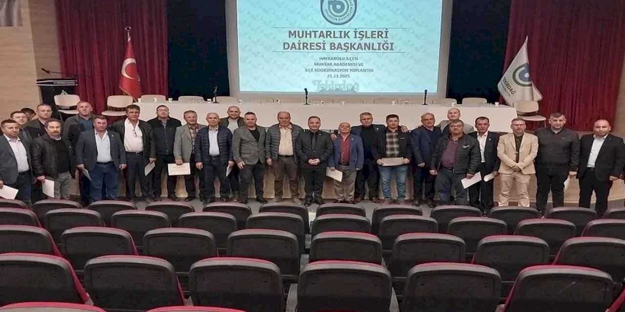 Muhtarlar akademide buluştu