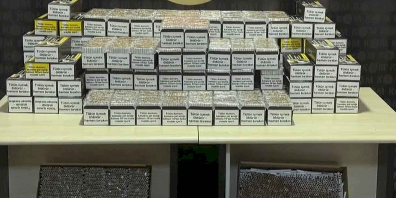 Bilecik Pazaryeri'nde kaçak tütün operasyonu