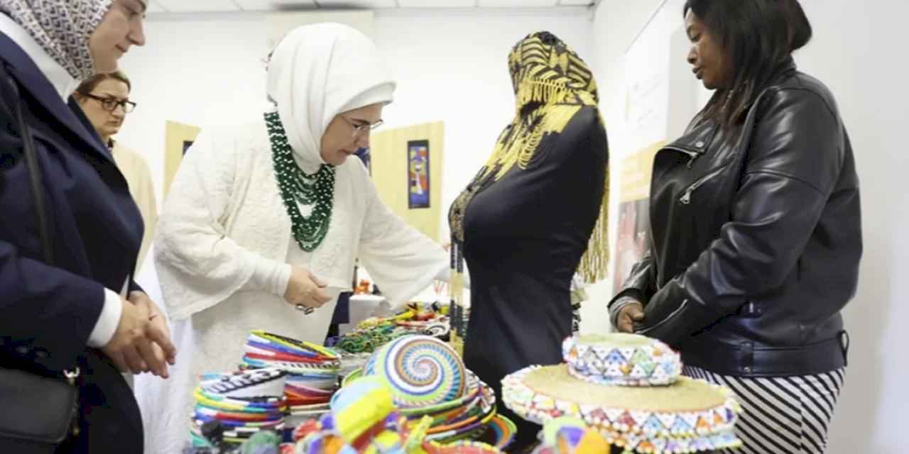Emine Erdoğan'dan Johannesburg'ta Ulusal Miras Sergisi’ne ziyaret