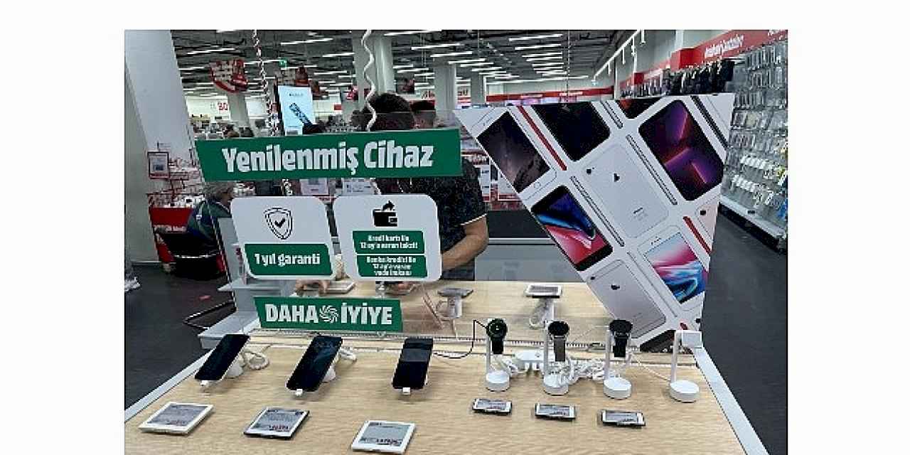 MediaMarkt'ın yenilenmiş telefon hizmetine büyük ilgi: Satış hacmi 6 ayda yüzde 100 arttı