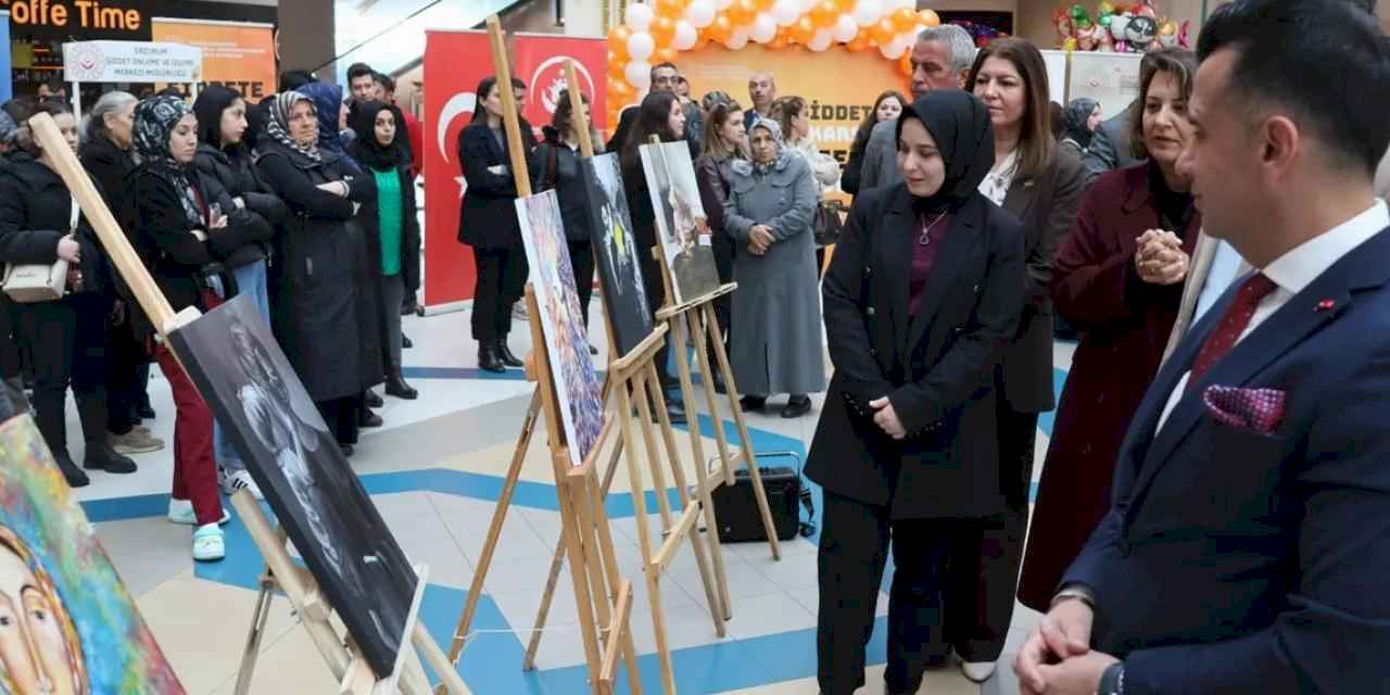 Erzurum’da '25 Kadın 25 Hikâye' sergisi açıldı