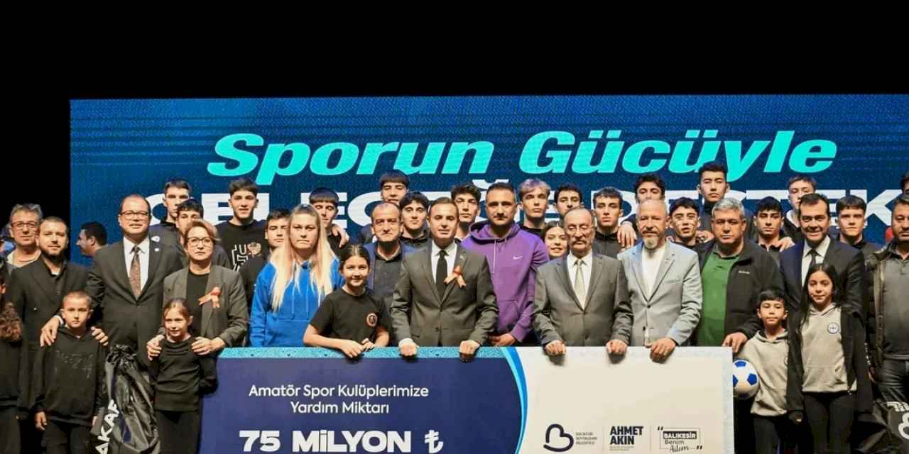 Balıkesir'de gençlere ve spora büyük destek