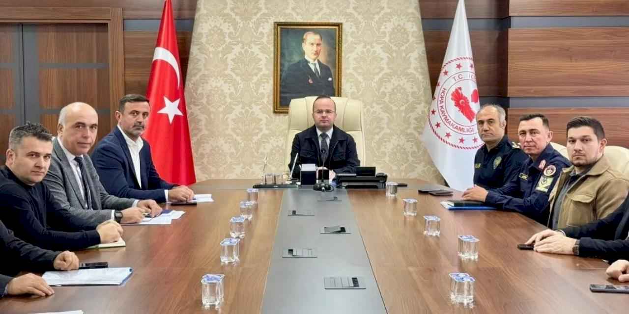 Artvin Hopa’da “Kış Tedbirleri Koordinasyon Toplantısı” yapıldı