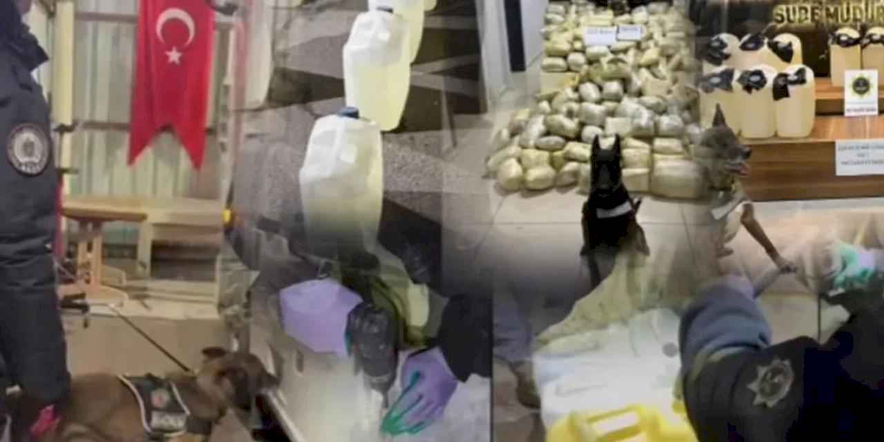 Erzurum ve Mersin'de 447 kilogram uyuşturucu: 3 gözaltı