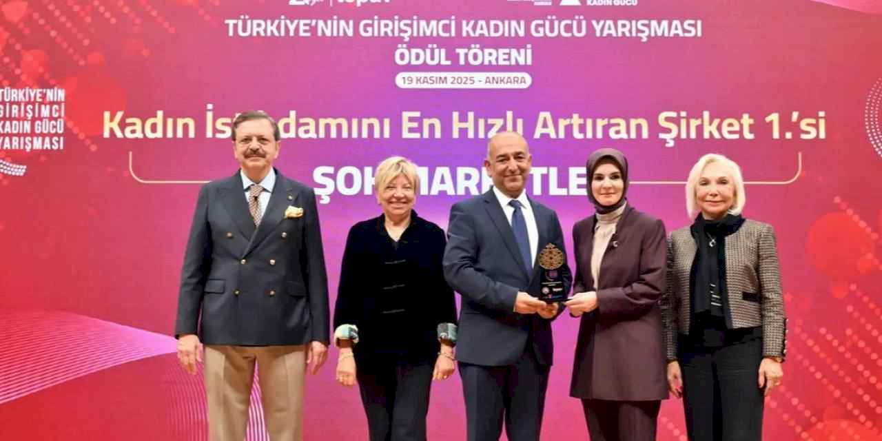 ŞOK Marketler’e 'Kadın İstihdamını En Hızlı Artıran Şirket' Ödülü