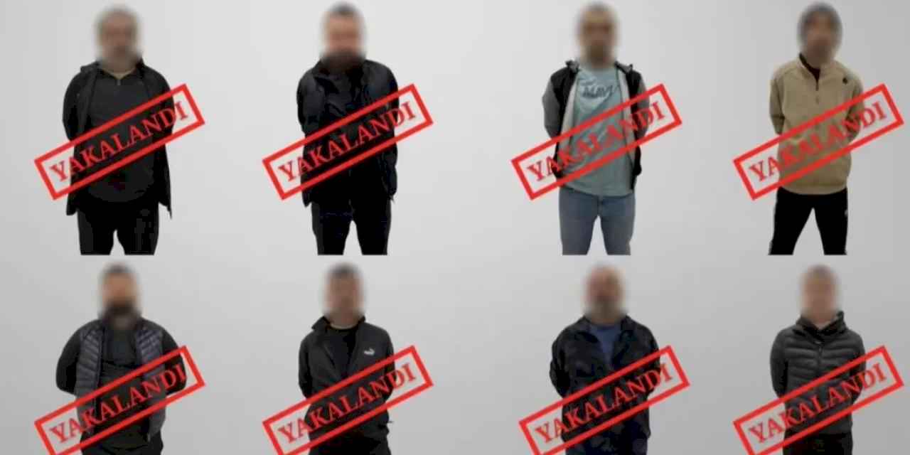 Gürcistan'da yakalanan 8 firari Türkiye'ye iade edildi